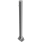 Barrier posts | Steel tube  76 x 2,6 mm | Foldable, with Euro profile cylinder lock | to be fixed by plugswith base plate 100 x 150 mm | hot-dip galvanized | without eyelet